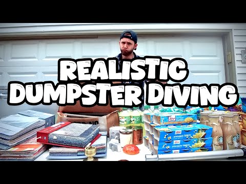 Видео: Стоит ли нырять в мусорный бак? | Реалистичное погружение в мусорный бак. Эпизод 1