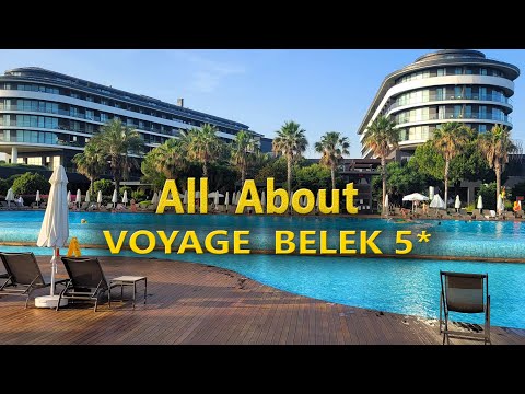 Видео: Voyage Belek Golf & Spa 5* Белек: Все, что вам нужно знать
