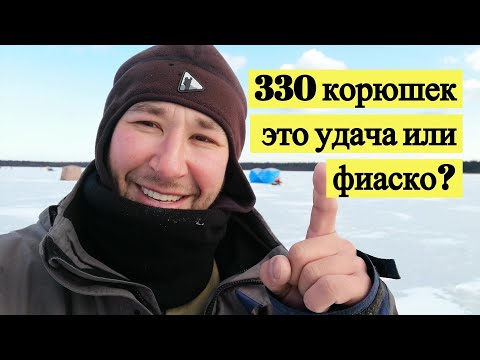 Видео: 330 корюшек это удача или фиаско? Подводная съёмка!