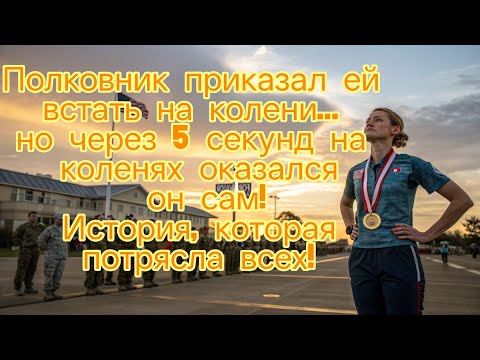 Видео: Полковник приказал ей встать на коленино через 5 секунд на коленях оказался он сам! История которая