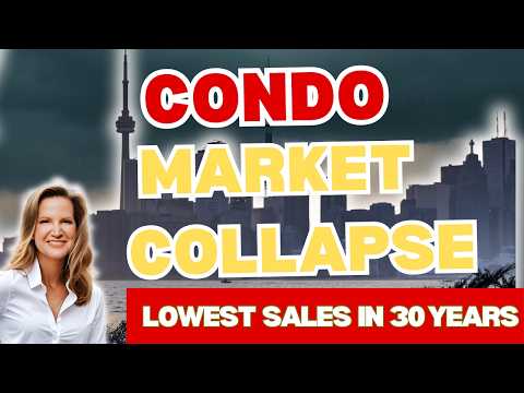 Видео: Самый низкий за 35 лет уровень продаж квартир в Торонто столкнулся с полным крахом рынка