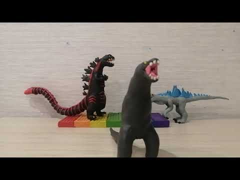 Видео: как слепить ГОДЗИЛУ КОРОЛЯ МОНСТРОВ из пластилина