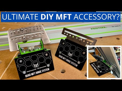 Видео: Система шарниров Benchdogs Quad MFT + MK3 Ultra Rail Square // Настройка и обзор