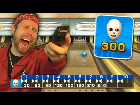 Видео: Попытка сыграть ИДЕАЛЬНУЮ ИГРУ на Wii Sports Bowling