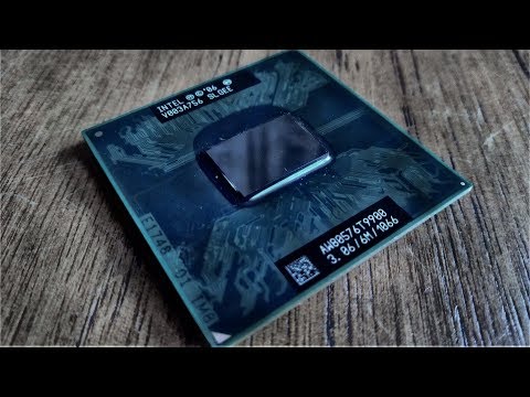 Видео: Модернизация ноутбука Toshiba Satellite P300-226. S01E03. Замена C2D P8600 на T9900. Тесты!)