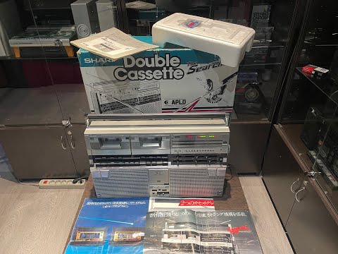 Видео: vintagemoscow.  магнитола sharp gf 555 X new!!!!