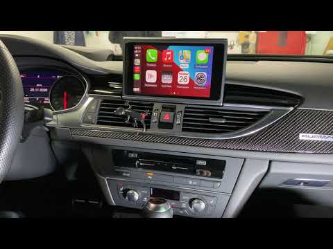 Видео: Audi A6 C7 MIB2 беспроводной Apple CarPlay, AndroidAuto