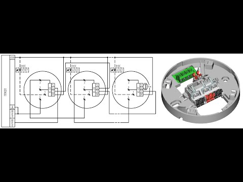 Видео: Дымовые пожарные датчики (подключение, устройство, принцип работы)