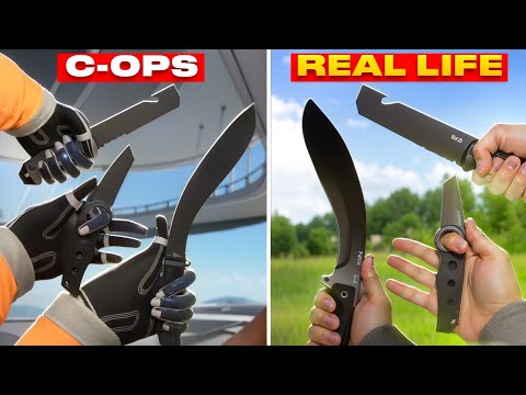 Видео: Все ножи в реальной жизни CRITICAL OPS • Mikas S