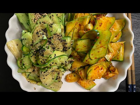 Видео: 2 салатика из цукини (кабачка)-яркий вкус ❗️🌹