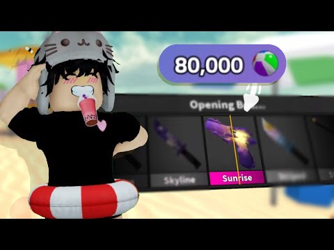 Видео: ⚾ТРАТА 80.000 МЯЧЕЙ *открыл 100 новых ящиков* В ММ2//mm2