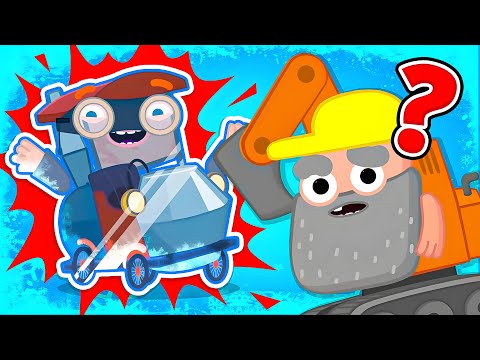 Видео: Кто застрял в огромной ЛЬДИНЕ? Таинственная раскопка и приключения Автосемейки Вилзи