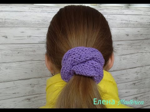 Видео: Резинка на волосы/Елена Masterica/Elastic band for hair