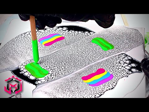 Видео: Потрясающая акриловая заливка SWIPE and WRECK ПОТРЯСАЮЩАЯ!