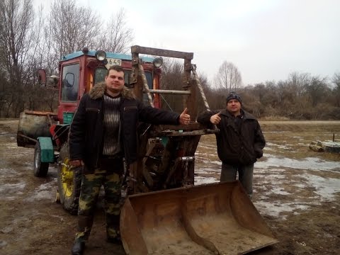 Видео: Погрузчик на заднюю навеску. Процес создания.