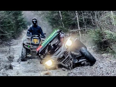 Видео: КВАДРОЦИКЛ ПРИЛЕГ ОТДОХНУТЬ. Часть 2. Квадроциклы CFMOTO таранят первый лед 2023 года