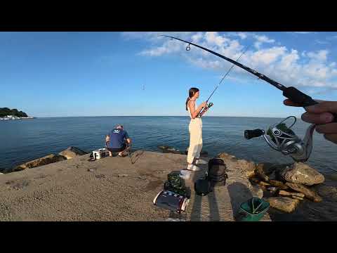 Видео: Утренняя рыбалка на большом берегу #анапа 21.07.2025 
