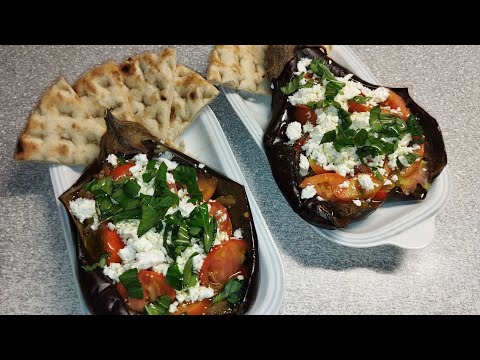 Видео: Мелидзана ме фета - Баклажан с сыром фета / Вкуснейшая закуска / Греческая кухня / Просто и вкусно 😋