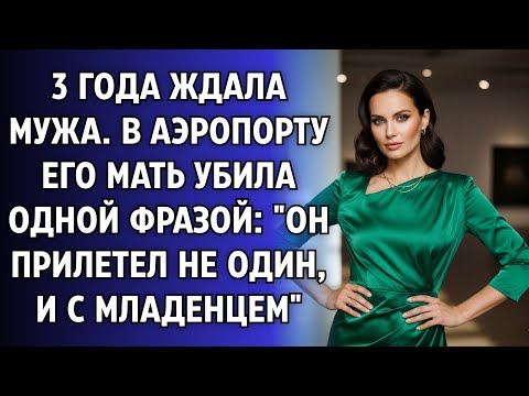 Видео: Аэропорт. Встреча с мужем после 3 лет разлуки. Удар от свекрови: "Он прилетел не один. С младенцем"