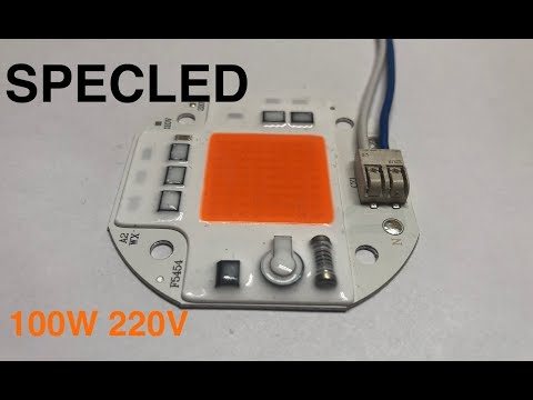 Видео: Купил на AliExpress фитоматрицу 100Вт 220V, а она... не совсем фитолампа