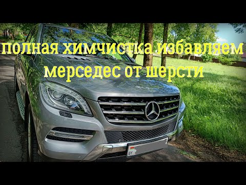 Видео: Полная химчистка - избавляем Mercedes от шерсти.