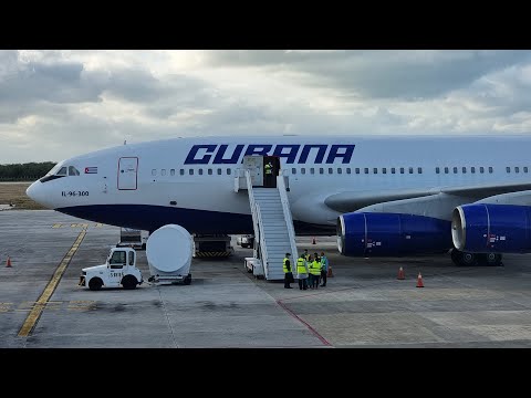 Видео: Ил-96-300 а/к Cubana | Рейс Буэнос-Айрес - Кайо-Коко- Гавана (экономкласс)