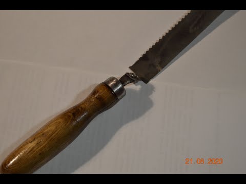 Видео: Реставрация пасечного ножа.
