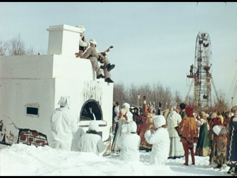 Видео: Масленица в Брянске, машиностроительный и хрустальный заводы (кинохроника, 1978 г)