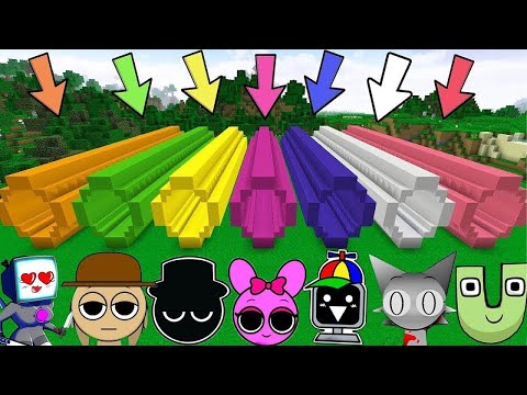 Видео: ВЫБЕРИ ДЛИННЫЙ ТУННЕЛЬ ДЕВУШКА СПРУНКИ ТВ ВУМЕН АЛФАВИТ ЛОР В МАЙНКРАФТ