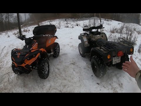 Видео: Стелс Леопард 500 + Линхай 400, познакомились с подписчиком и покатали по Ясной Поляне!