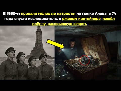 Видео: В 1950 на маяке Анива пропала группа друзей, а 74 года спустя блогер в тайнике нашёл их фотоаппарат.