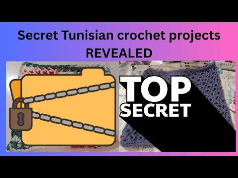 Видео: Пятничное веселье — мой секретный процесс тунисского вязания крючком от @camillescreations. Уроки...