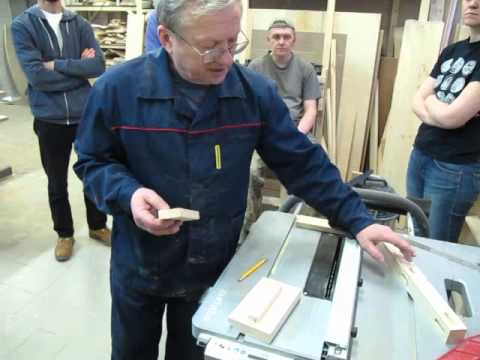 Видео: Соединение ШИП - ПАЗ.  Шип  на циркулярной пиле (циркулярке)