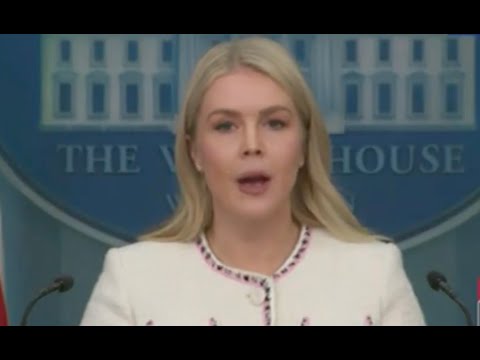 Видео: КАТАСТРОФА: Кэролайн Ливитт ТОПИТ Трампа БЕЗУМНЫМ признанием