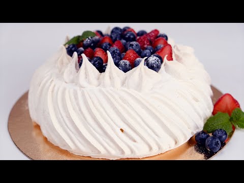 Видео: ТОРТ АННА ПАВЛОВА /Торт- БЕЗЕ / Pavlova Cake/Recipe Pavlova