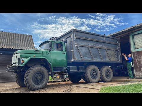 Видео: Кузов ЗІЛ 131( двигун Mercedes OM366), завершення роботи, перший виїзд, деталі