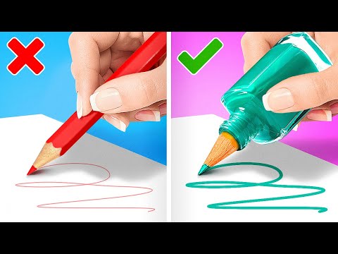 Видео: УМНЫЕ ШКОЛЬНЫЕ ЛАЙФХАКИ, КОТОРЫЕ ВЫ НЕ ЗНАЛИ