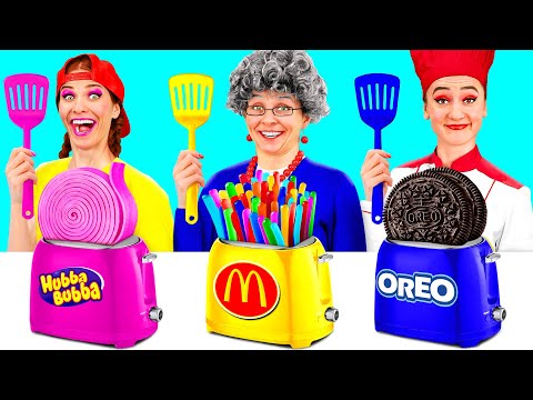 Видео: Кулинарный Челлендж: Я против Бабушки | Смешные Челленджи от DuKoDu Challenge