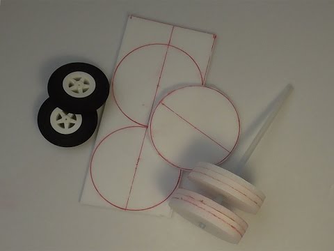 Видео: Как очень просто изготовить Колёсики для авиамоделей. Часть 1.