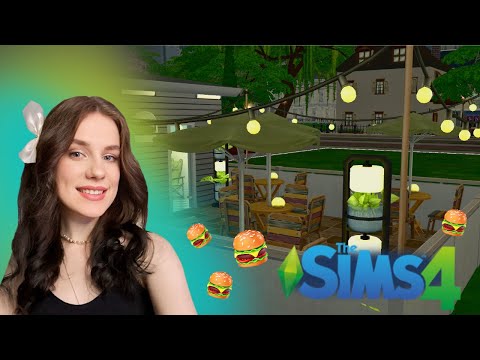 Видео: Я открыла дешевую БУРГЕРНУЮ!  / THE SIMS 4 Ресторан #1