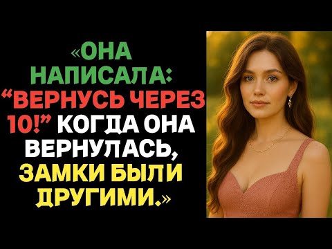 Видео: Она написала: «Вернусь через 10!» Но когда вернулась — замки уже были другими. Измена жены.