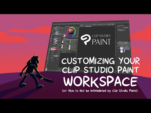 Видео: Настройка рабочего пространства Clip Studio Paint
