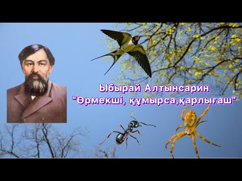 Видео: Ыбырай Алтынсарин "Өрмекші, құмырсқа, қарлығаш"