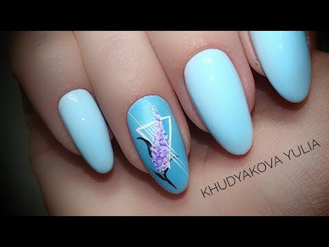 Видео: ВЕСЕННИЙ маникюр / Цветок на ногтях / Ремонт ногтя / Нежный дизайн ногтей 2019 / САМА СЕБЕ