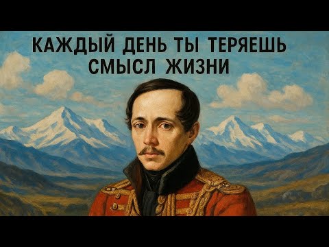Видео: Каждый день ты теряешь смысл жизни. Вот как | Михаил Лермонтов