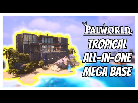 Видео: Я построил МЕГАБАЗУ «ВСЁ В ОДНОМ» на тропическом острове в Palworld (и вы тоже сможете!) | Palworld