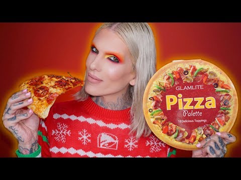 Видео: Палитра теней для век Pizza... Одобрена ли она Jeffree Star?!