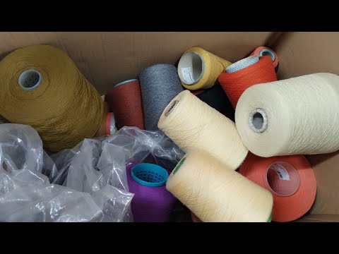 Видео: Очередная долгожданная распаковка. Стоковая пряжа