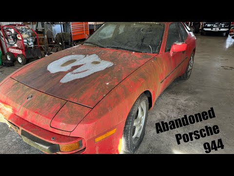 Видео: Первая мойка за 15 лет: находка Porsche 944 на свалке!!!