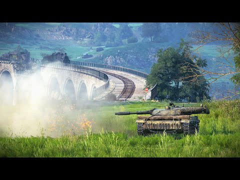 Видео: Т-100 ЛТ: Быстрое Землетрясение - Мир Танков